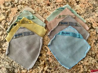 Set of Set of 8 Norwex multicolor 5.5”x5.5” EnviroCloth BacLock antimicrobial agent