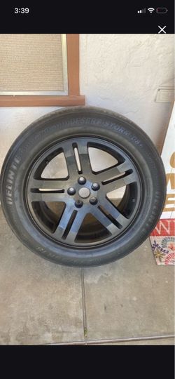 Tire and rim