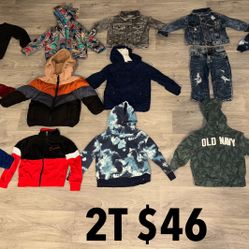 2T Toddler Boys Sets And Jackets