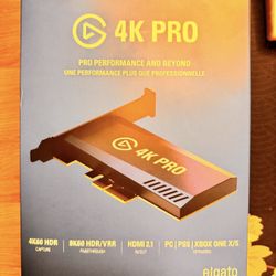Elgato 4K Pro Streaming/Recording Capture Card