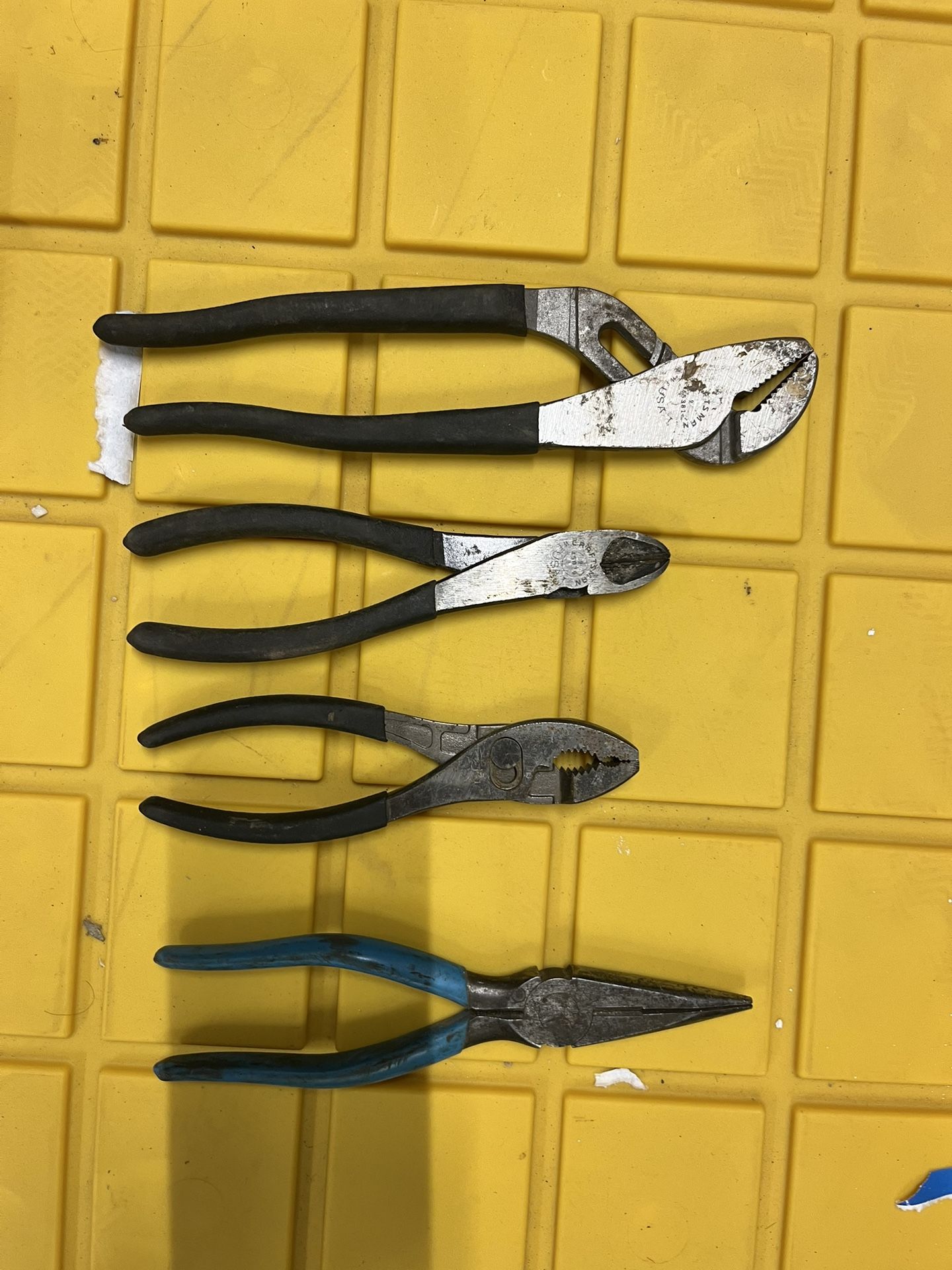 Craftsman and channellock pliers