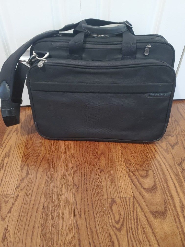 Briggs & Riley Briefcase Bag Ballistic Black Work Travel / laptop bag Medium
