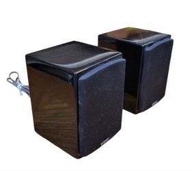 Energy RC-Micro Sat Satellite Speakers Pair Black High Gloss Home Theater TESTED