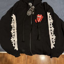 Chrome Hearts Rolling Stones Zip Up 'Black'