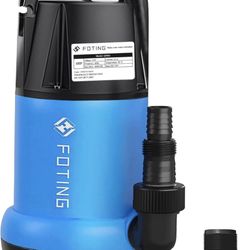 FOTING Sump Pump 1HP Clean/Dirty Submersible 