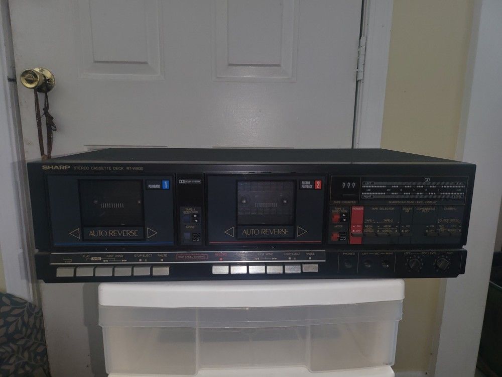 Sharp Stereo Cassette Deck 
