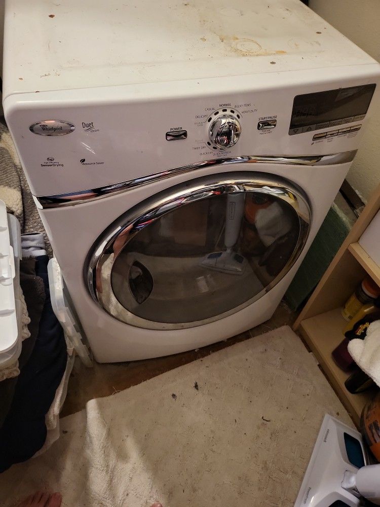 Whirlpool Dryer Duet Stream (Electric)  Heats But Not Spinning