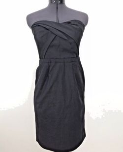 NWOT Premium BANANA REPUBLIC Elegant Sexy Checker Pattern Dress w Pocket