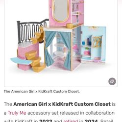 American Girl Kid Kraft Custom closet 