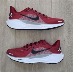 Nike Air Zoom Pegasus 41 NCAA Alabama Crimson Tide Run Shoes IB3264-600 Men's Size 7.5 /  Women's Size  9