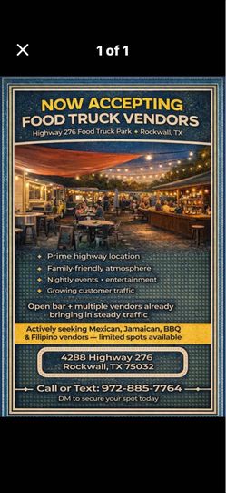 Food truck space