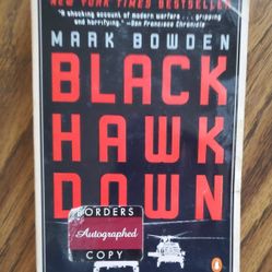 Black Hawk Down by Mark Bowden SIGNED