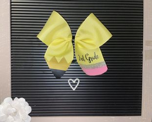 First day of School Hair Bows 