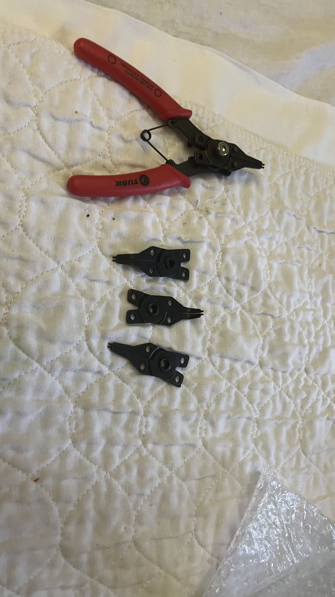 Performance Tool W1159 5 Pc Comb Snap Ring Plier Set