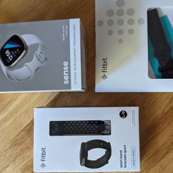Fitbit Sense, Sport Band And Extra Classic Band Bundle