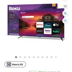 75inch Tv Smart Brand New