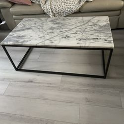 West Elm Marble Table