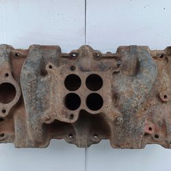1(contact info removed) Corvette Cast Iron Intake Manifold SBC 327 250 HP GM #(contact info removed)