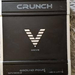 Crunch GPV 800.2 800 Watts Ground Pound Amplifier 