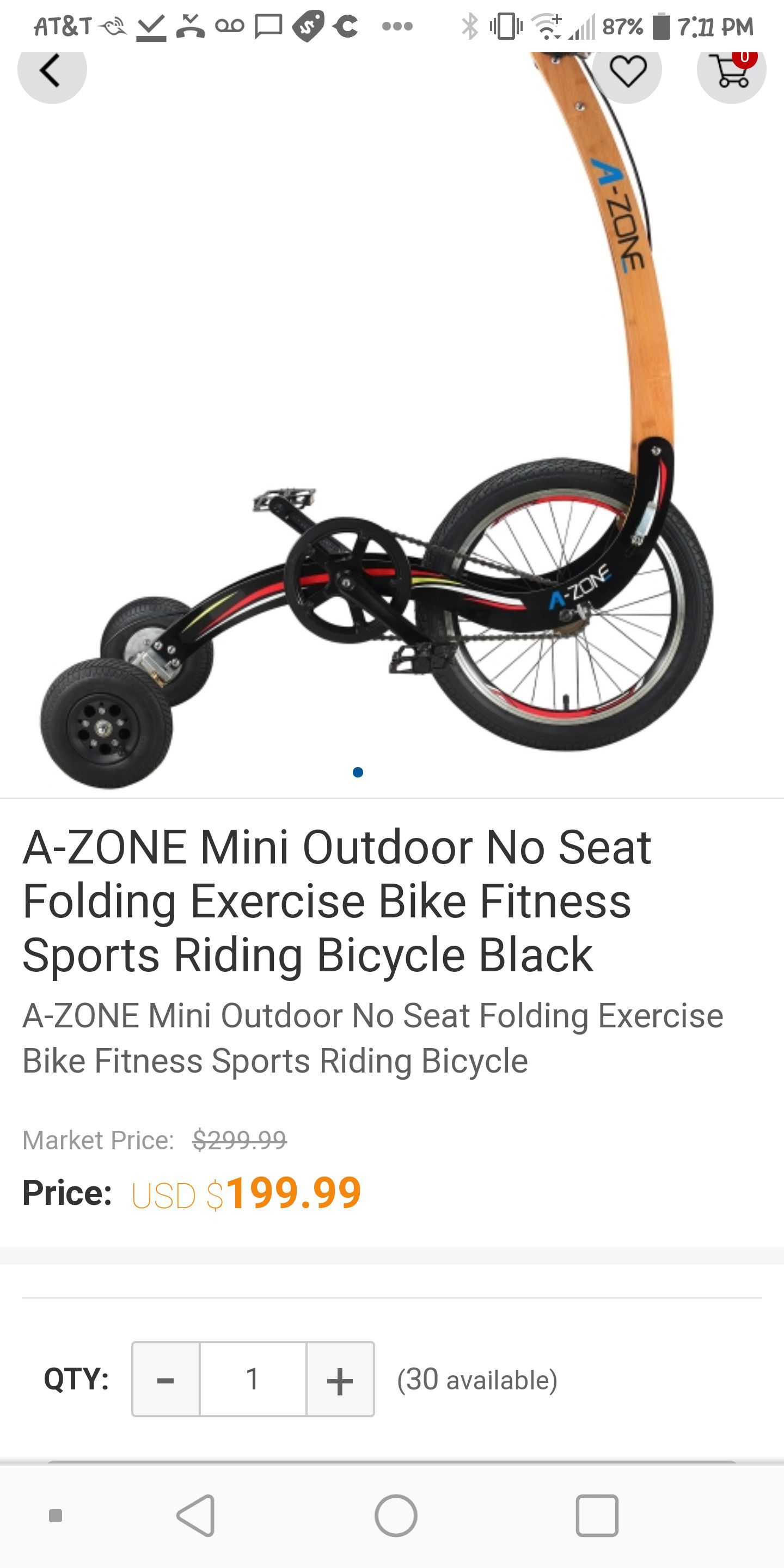 A-zone 3 wheeled bike