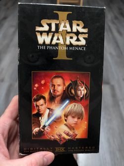 Star Wars The Phantom Menace VHS
