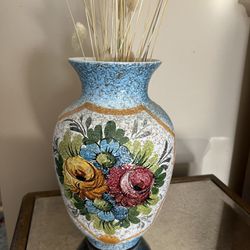 Hand-painted Italian Vase