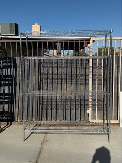 Large Metal Shelving