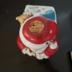 Vintage Wine Bottle Santa Claus 