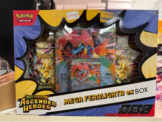 Pokemon Mega Feraligatr ex Box
