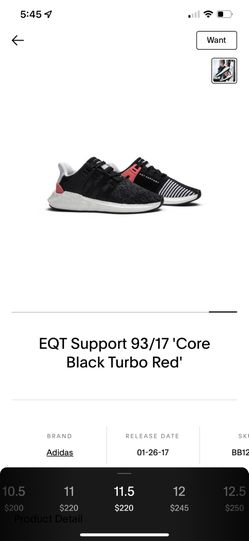 Adidas EQT support 93/17 Size 11 1/2