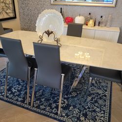 Copenhagen Marble Table And Chairs