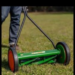 Manual grass clipper lawn mower trimmer easy push and go simple