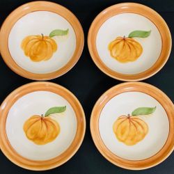 Vintage 1970'S Los Angeles Pottery by Laurie Gates Rimmed Soup Cereal Bowls