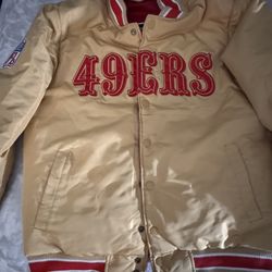 New 49ers Starter jacket Size XL $150