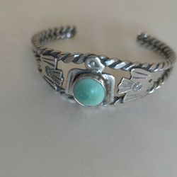 Navajo Three Thunderbird Bracelet 