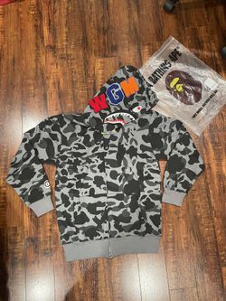 Grey Bape Hoodie