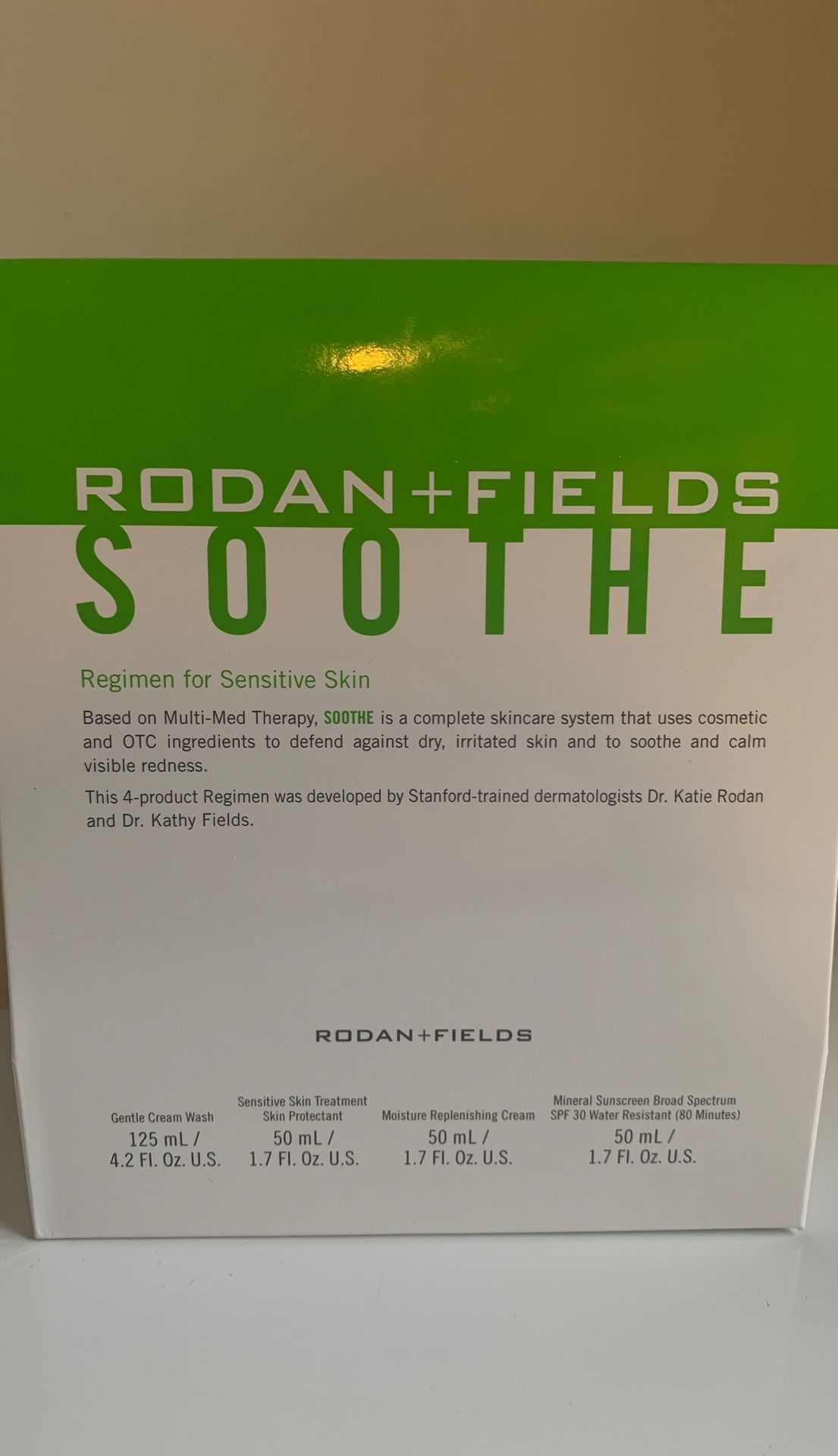 Rodan and Fields SOOTHE Regimen