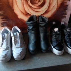 6 Pairs Of Shoes Size 5 Women 
