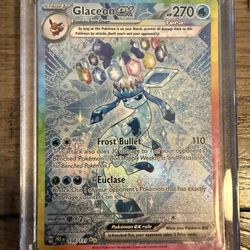 Glaceon Ex SIR 150/131 Prismatic Evolution Pokemon