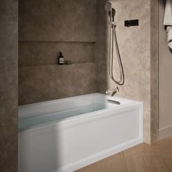 Kohler Archer 66" Alcove Soaking Tub with Right Drain/ Comfort Depth Design
