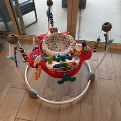 Baby Einstein Ocean Explorers Airplane Adventure 2-in-1 Interactive Baby Jumper Activity Center with Lights Ages 6 Months +, Max Weight 25 lbs., Unise