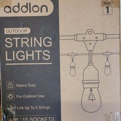 Brand new adlin outdoor string lights