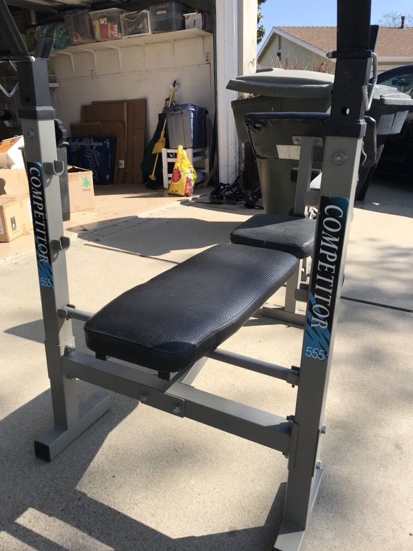 Competitor 555 workout weight bench