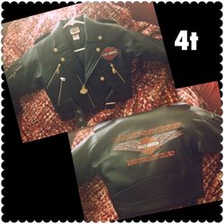 4t Boys Harley Davidson motorcycle jacket-like new