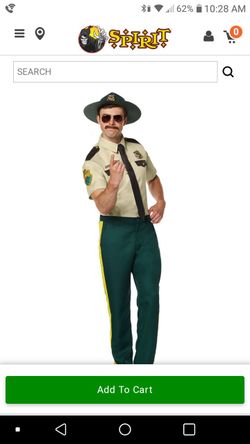 Super trooper costume size medium