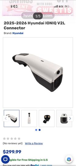 NEW Hyundai V2L connector 🚘  loniq 5 loniq 6 lonią 9