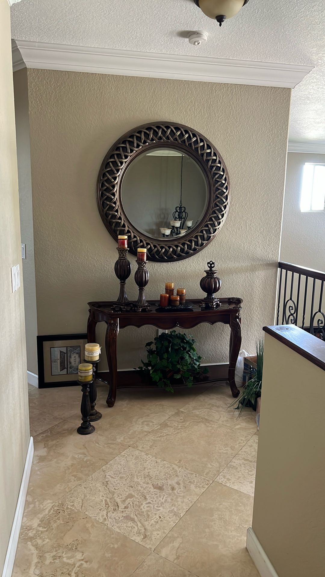 Sofa Table And Mirror