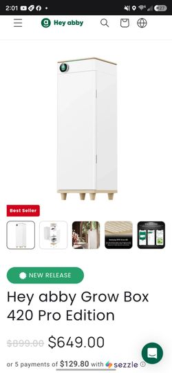 Hey abby Automated Grow Box - 420 Pro Edition (Hydroponic Smart Box)