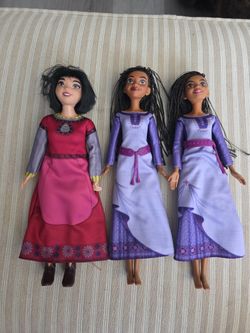 Wish dolls DISNEY. Asha and Dahlia