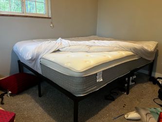 Queen Mattress and Frame (need gone 911)